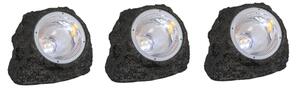 Globo 3302-3 - SADA 3x LED Solární svítidlo LED/1,2V IP44