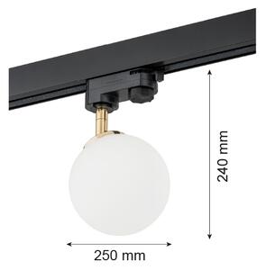 Argon 4307 - Bodové svítidlo do lištového systému BANG 1xG9/6W/230V mosaz