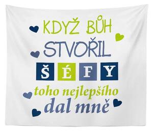 Sablio Deka Když Bůh stvořil šéfy: 150x120 cm