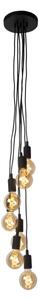 Lucide 08408/07/30 - Lustr na lanku FIX MULTIPLE 7xE27/60W/230V