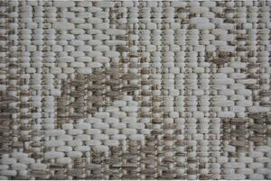 Balta Kusový koberec Sisal FLOORLUX 20504 šampaň / šedý Rozměr: 140x200 cm