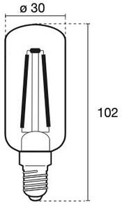 Century LED žárovka trubková E14 7W 2700K, průměr 3cm x 10,2cm