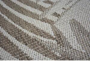 Balta Kusový koberec Sisal FLOORLUX 20504 šampaň / šedý Rozměr: 140x200 cm