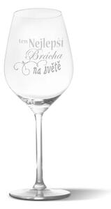 Sablio Sklenička na víno Ten nejlepší brácha na světě: 49 cl
