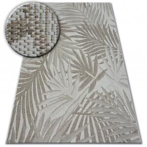 Balta Kusový koberec Sisal FLOORLUX 20504 šampaň / šedý Rozměr: 80x150 cm