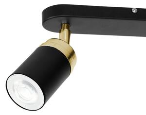 Bodové svítidlo RENO 2xGU10/8W/230V černá/zlatá