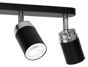 Bodové svítidlo RENO 3xGU10/8W/230V černá/chrom