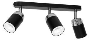 Bodové svítidlo RENO 3xGU10/8W/230V černá/chrom