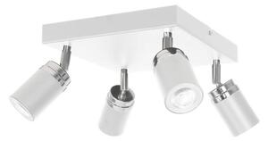 Bodové svítidlo RENO 4xGU10/8W/230V bílá/chrom