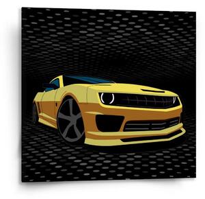 Sablio Obraz Chevrolet Camaro Puntíky - 110x110 cm