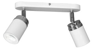 Bodové svítidlo RENO 2xGU10/8W/230V bílá/chrom