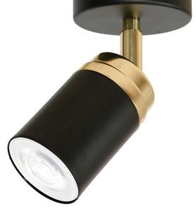 Bodové svítidlo RENO 1xGU10/8W/230V černá/zlatá