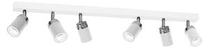 Bodové svítidlo RENO 6xGU10/8W/230V bílá/chrom