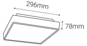 LED2 - LED Venkovní svítidlo s čidlem SOLO LED/16W/230V 3000/4000/6500K IP65