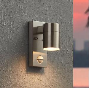 Eglo 99569 - LED Venkovní nástěnné svítidlo se senzorem RIGA 1xGU10/3W/230V IP44