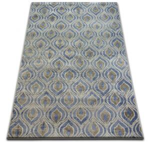 Makro Abra Kusový koberec DROP JASMINE 030 modrý / šedý Rozměr: 133x190 cm