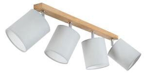 Spot-Light 56745474 - Bodové svítidlo APRILLIA 4xE27/25W/230V dub šedá