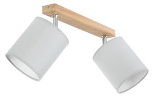 Spot-Light 56745274 - Bodové svítidlo APRILLIA 2xE27/25W/230V dub šedá