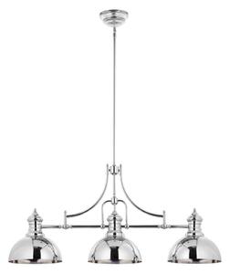 Jupiter 1789 - PT3 - Lustr na tyči PLATINO 3xE27/60W/230V stříbrná