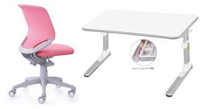 Dětský set Smarty JUNIOR – růžový set židle + stůl