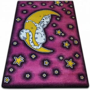 Makro Abra Dětský kusový koberec KIDS C414 Kočka růžový Rozměr: 240x330 cm
