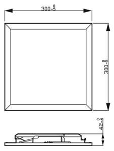 Philips - LED Stmívatelné stropní svítidlo SLIM SCENE SWITCH LED/12W/230V 2700K
