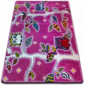 Makro Abra Dětský kusový koberec KIDS C427 Ptáčci růžový Rozměr: 240x330 cm