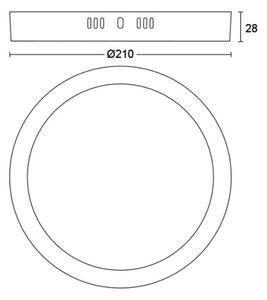Philips - LED Stropní svítidlo MAGNEOS LED/12W/230V 2700K černá