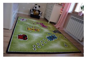 Makro Abra Dětský kusový koberec KIDS C428 Kočky zelený Rozměr: 140x190 cm