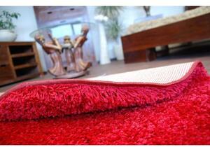 Makro Abra Kulatý koberec SHAGGY 5cm bordó Rozměr: průměr 120 cm