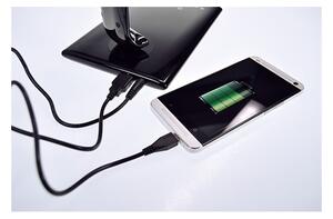 Brilagi - LED Stmívatelná stolní lampa USB konektor LED/12W/230V černá