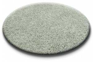 Makro Abra Kulatý koberec SHAGGY 5cm šedý Rozměr: průměr 100 cm