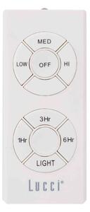 BAYSIDE 531018 - Stropní ventilátor MEGARA 2xE14/15W/230V černá + DO