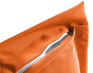 Biante Dekorační povlak na polštář s lemem Rongo RG-035 Oranžový 45 x 45 cm
