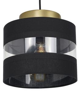 Lustr na lanku HAVARD 1xE27/60W/230V černá/mosaz
