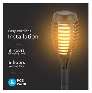 SADA 4x LED Solární lampa 4xLED/3,6V 1xAAA IP44 100 mAh
