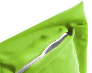 Biante Dekorační povlak na polštář s lemem Rongo RG-041 Zářivý zelený 30 x 50 cm
