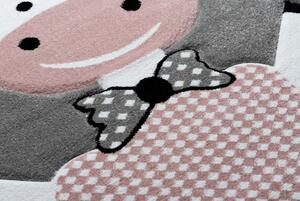 Makro Abra Dětský kusový koberec PETIT Ovečka šedý Rozměr: 80x150 cm