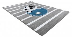 Makro Abra Dětský kusový koberec PETIT Pejsek šedý Rozměr: 140x190 cm