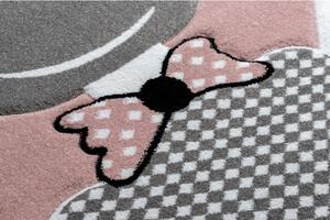 Makro Abra Dětský kusový koberec PETIT Ovečka růžový Rozměr: 140x190 cm