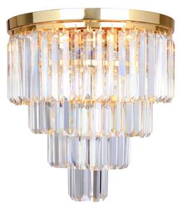 Zuma Line FC17106/4+1 -GLD - Křišťálové stropní svítidlo AMEDEO 5xE14/40W/230V
