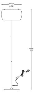 Zuma Line F0076-04A-F4FZ - Křišťálová stojací lampa CRYSTAL 4xG9/42W/230V