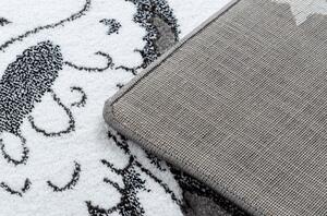 Makro Abra Dětský kusový koberec PETIT Poník šedý Rozměr: 80x150 cm