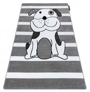 Makro Abra Dětský kusový koberec PETIT Pes šedý Rozměr: 120x170 cm