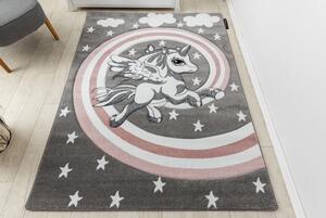 Makro Abra Dětský kusový koberec PETIT Poník šedý Rozměr: 200x290 cm