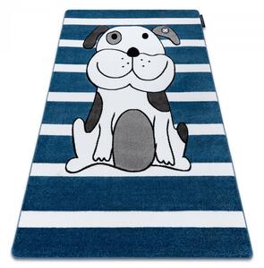 Makro Abra Dětský kusový koberec PETIT Pes modrý Rozměr: 120x170 cm