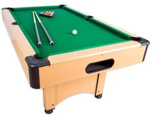 GamesPlanet® Kulečníkový stůl s vybavením 6ft, sv. dřevo