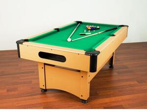 GamesPlanet® Kulečníkový stůl s vybavením 6ft, sv. dřevo