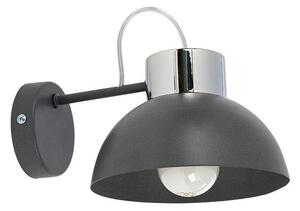 Nástěnné svítidlo TEDI 1xE27/60W/230V antracit/chrom