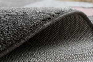 Makro Abra Dětský kulatý koberec PETIT Jednorožec šedý Rozměr: průměr 160 cm